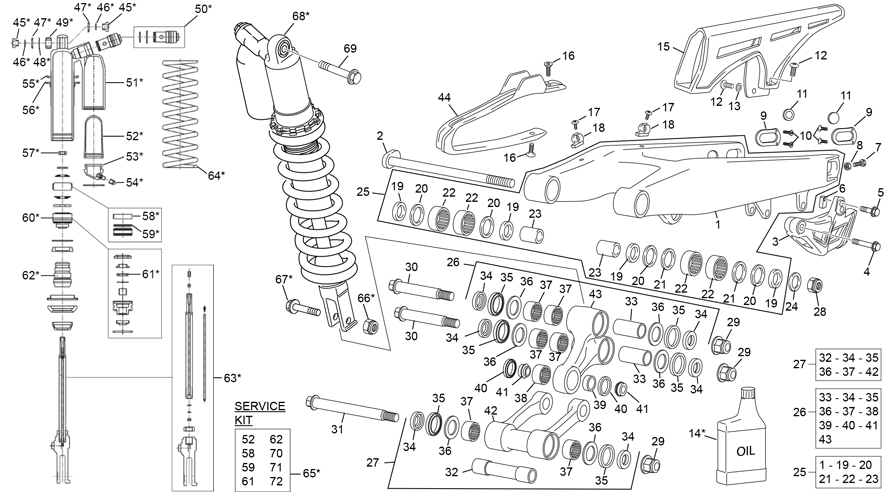 Rear Shock - Swingarm